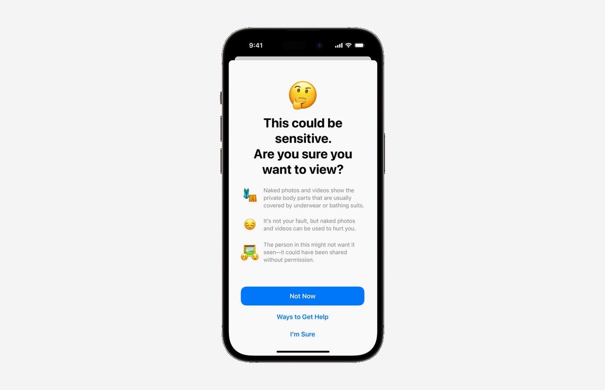 iOS 17 Sensitive Content Warning