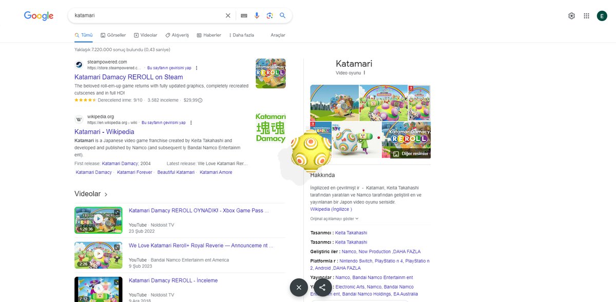 katamar star fox google easter egg