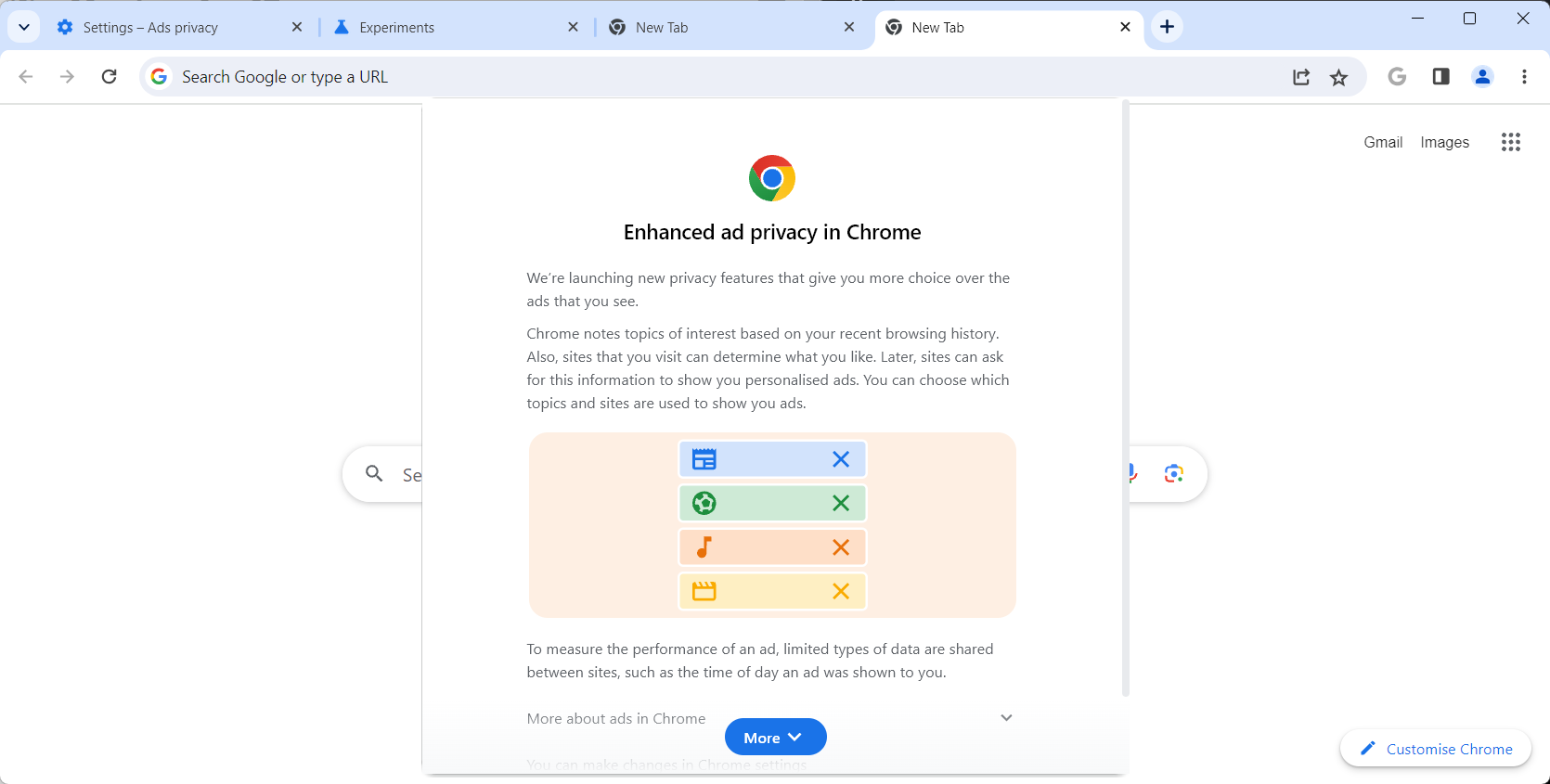 enhanced ad privacy in chrome