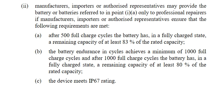 EU's battery regulations