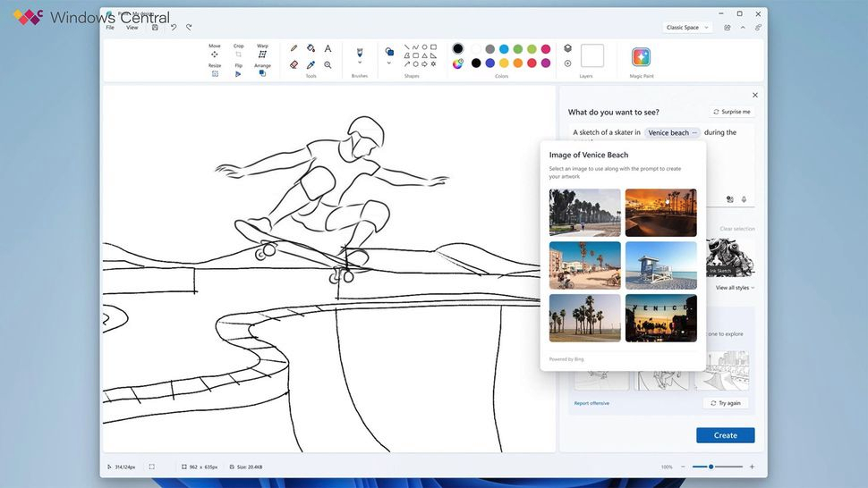 MS Paint, Photos, Snipping Tool and Camera could gain AI features