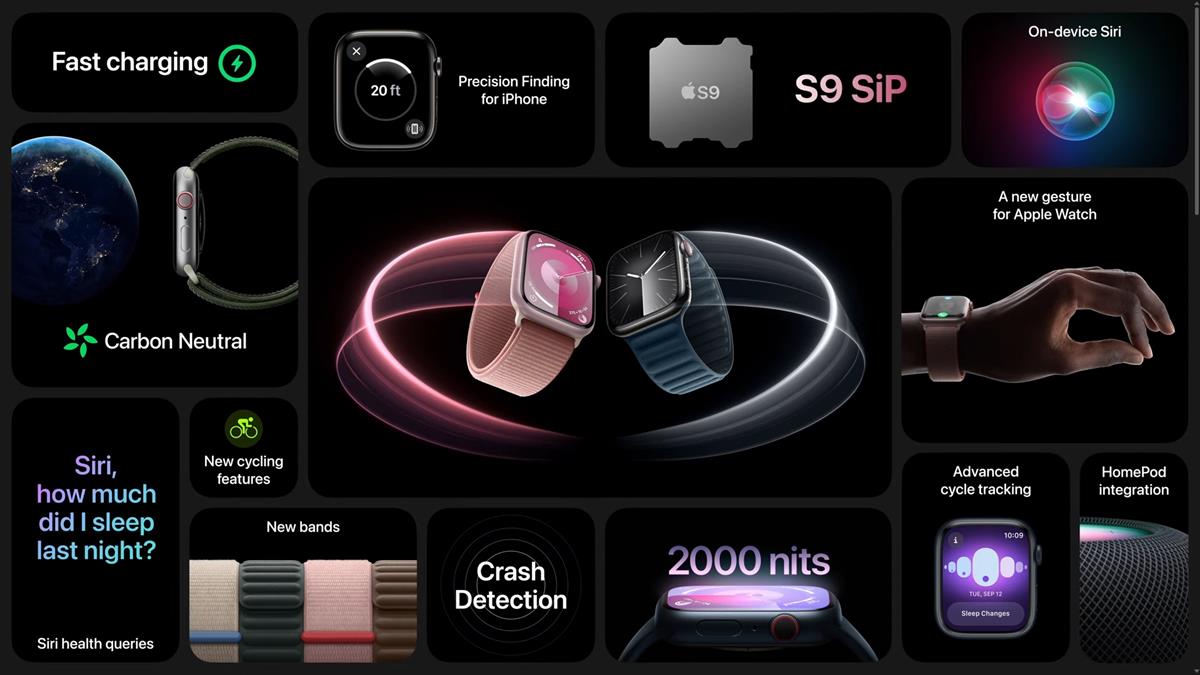 Apple announces the Apple Watch Series 9, SE