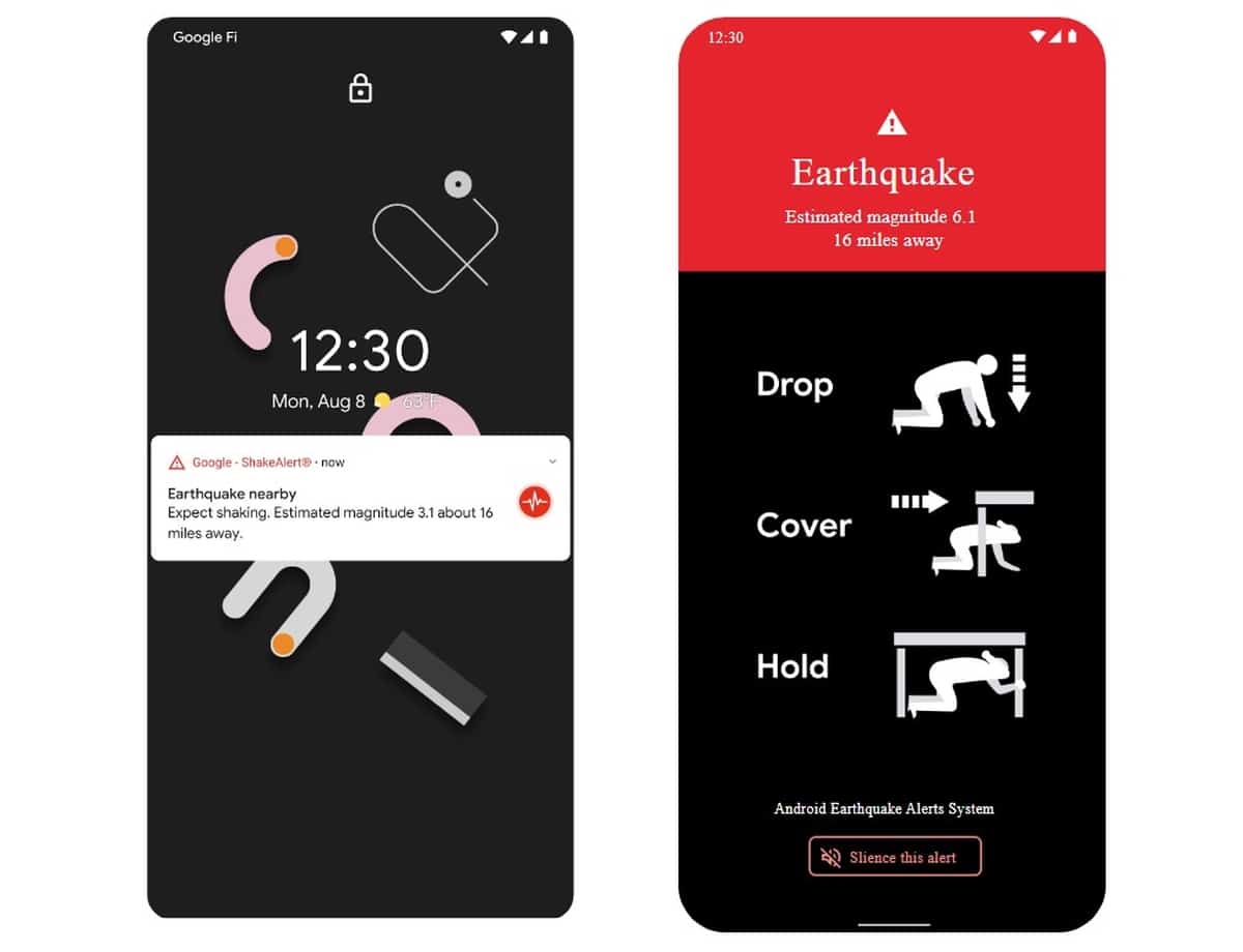 Google Android Earthquake Alerts India