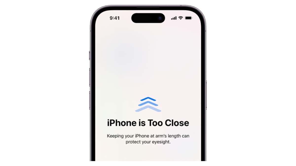 how to turn off Screen Distance in iOS 17