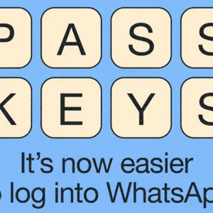 whatsapp passkeys