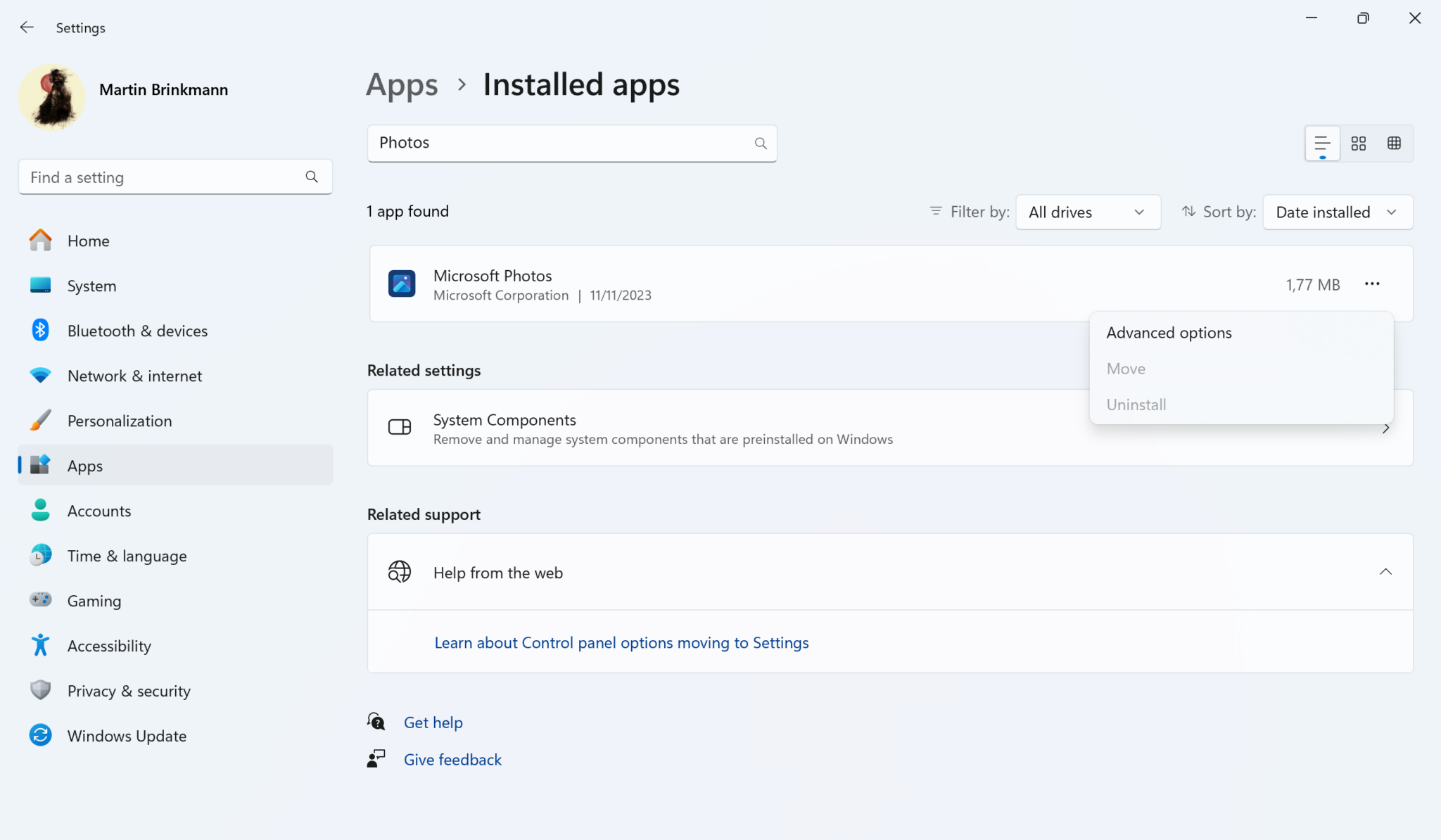 How to uninstall Photos from Windows 11 - gHacks Tech News