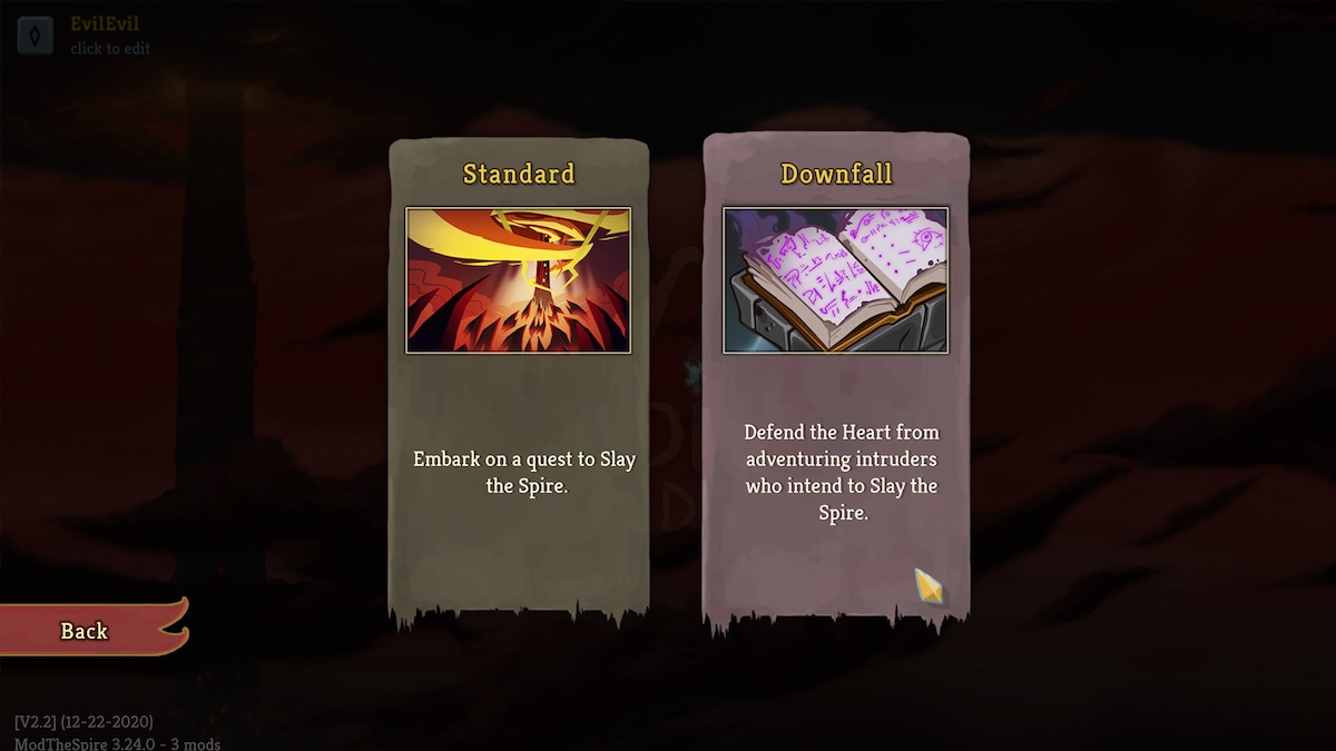Downfall mod for Slay the Spire