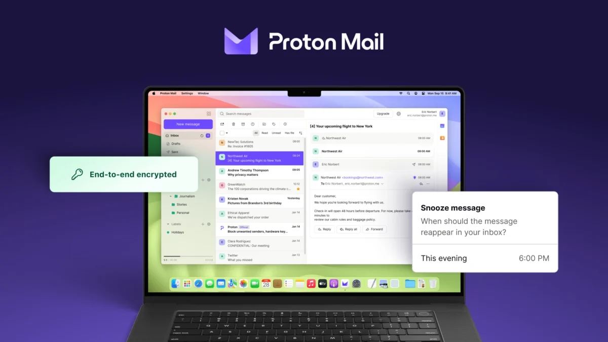 Proton Mail launches official desktop app