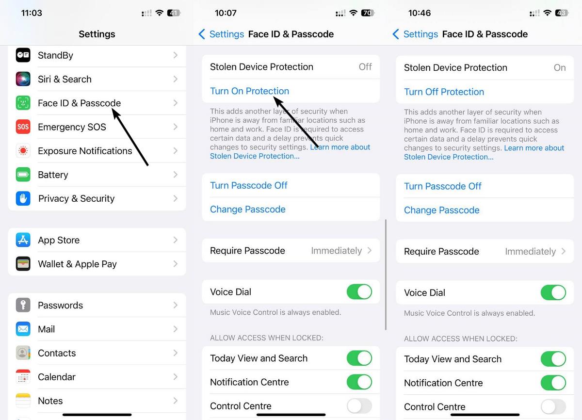 How to enable Stolen Device Protection on iPhone