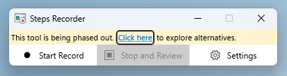 Steps Recorder Phased Out