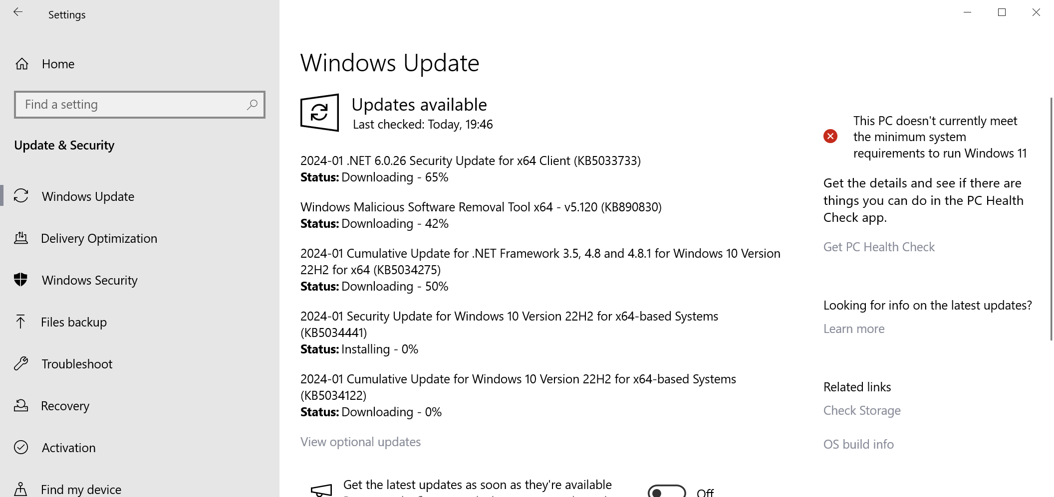 Windows Security Updates for January 2024