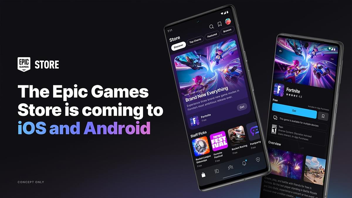 The Epic Games Store is coming to iOS and Android