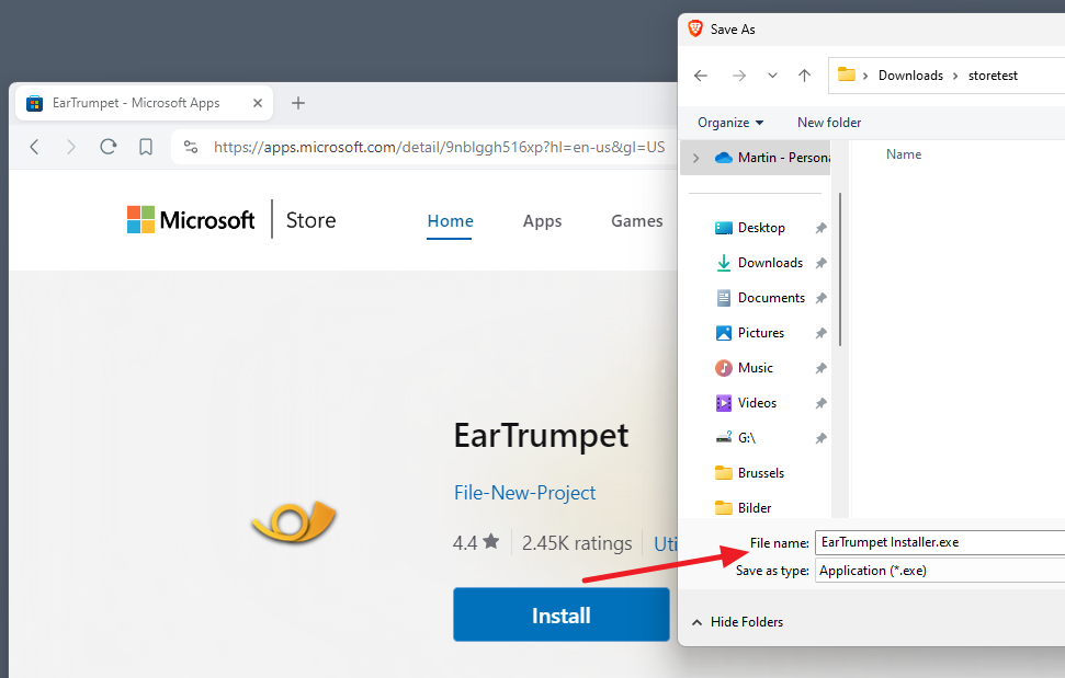 Microsoft Store apps download wrapper 