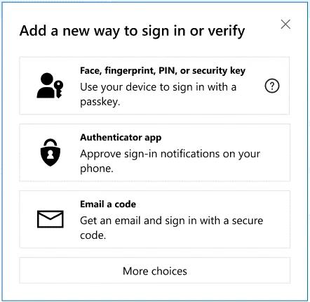 How to set up a Passkey for your Microsoft account