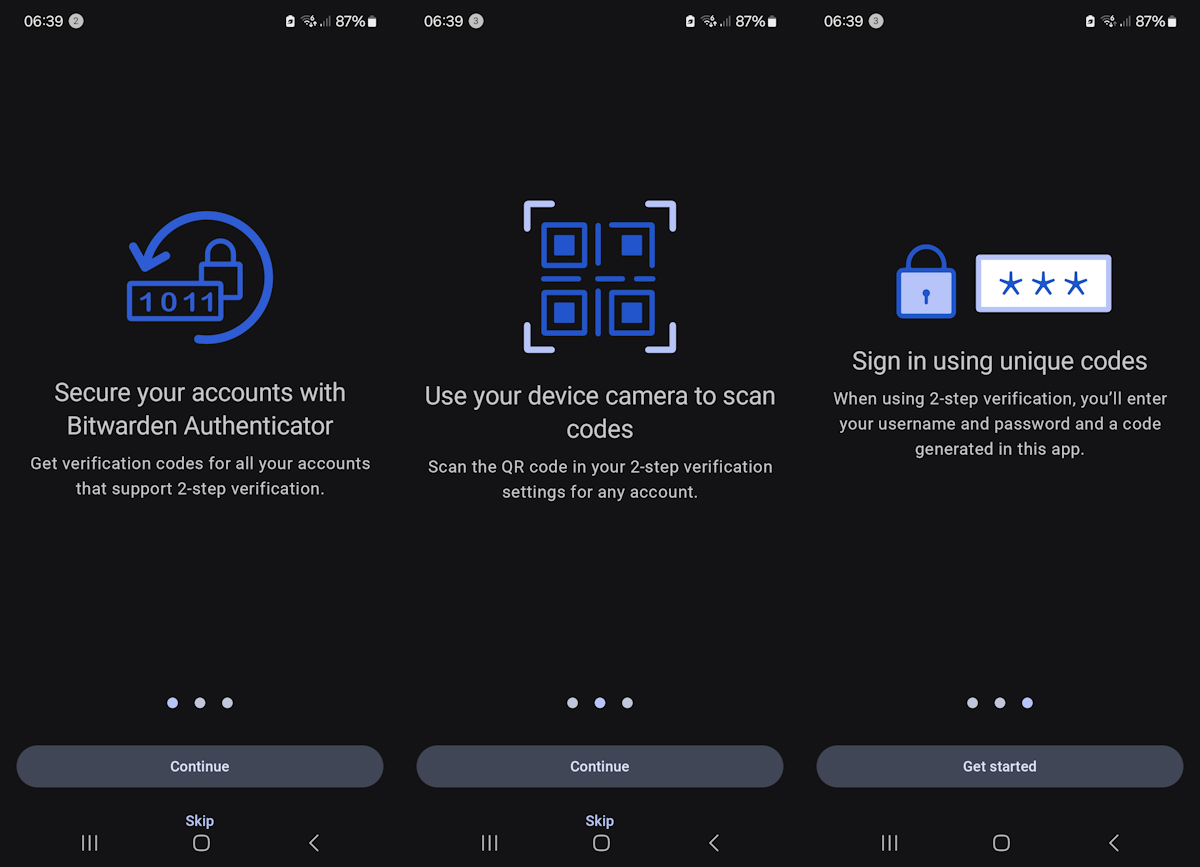 Bitwarden Authenticator