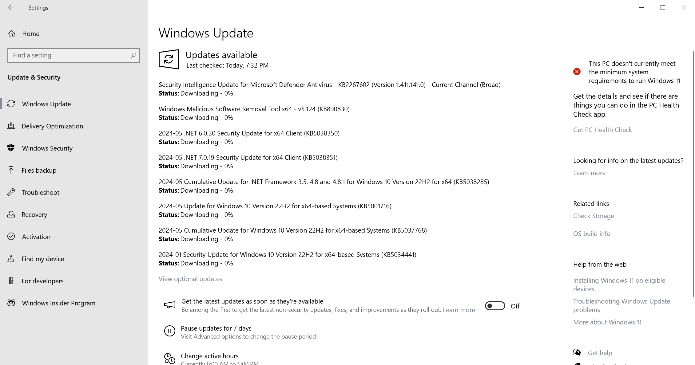 Microsoft Windows Security updates May 2024