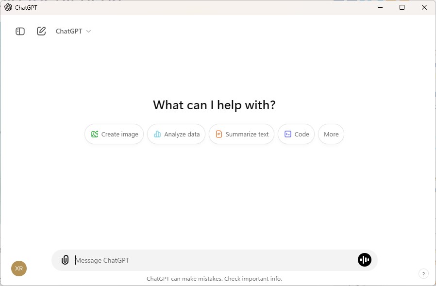 The official ChatGPT app for Windows is now available for everyone