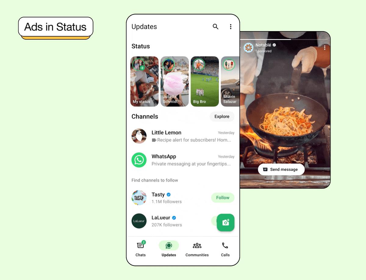 Ads in WhatsApp Status