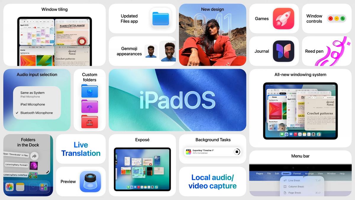 Apple announces iPadOS 26 with macOS-like features
