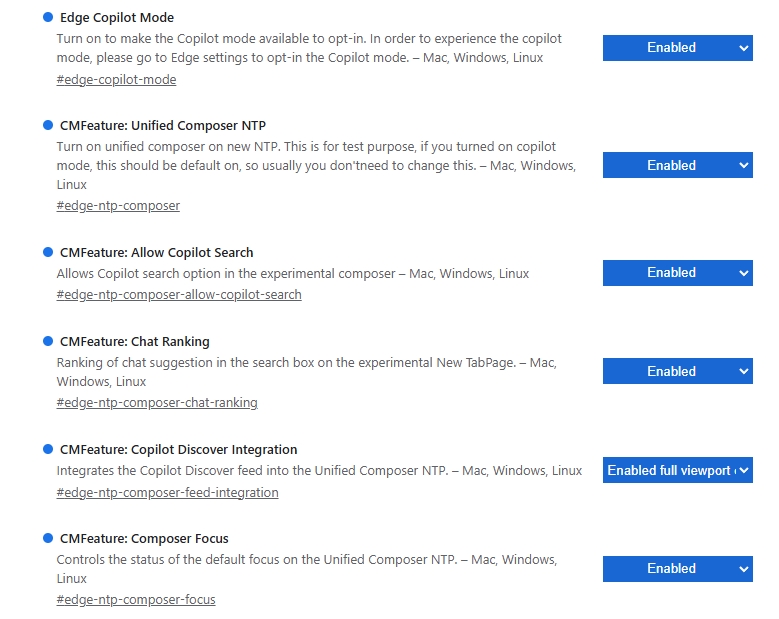 enable copilot mode microsoft edge