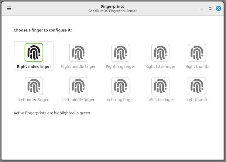 Linux Mint fingerprint reader