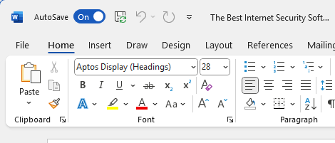Microsoft Word cloud save