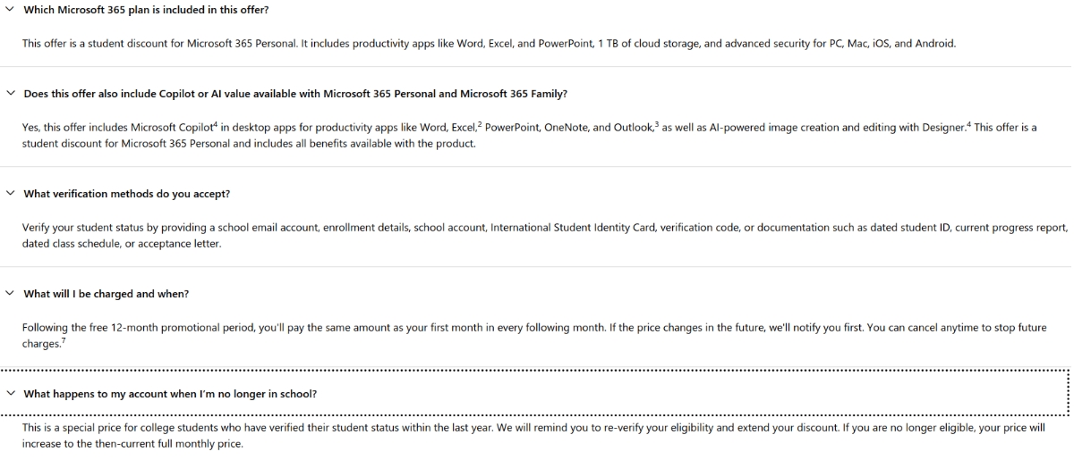 Microsoft 365 Personal offer