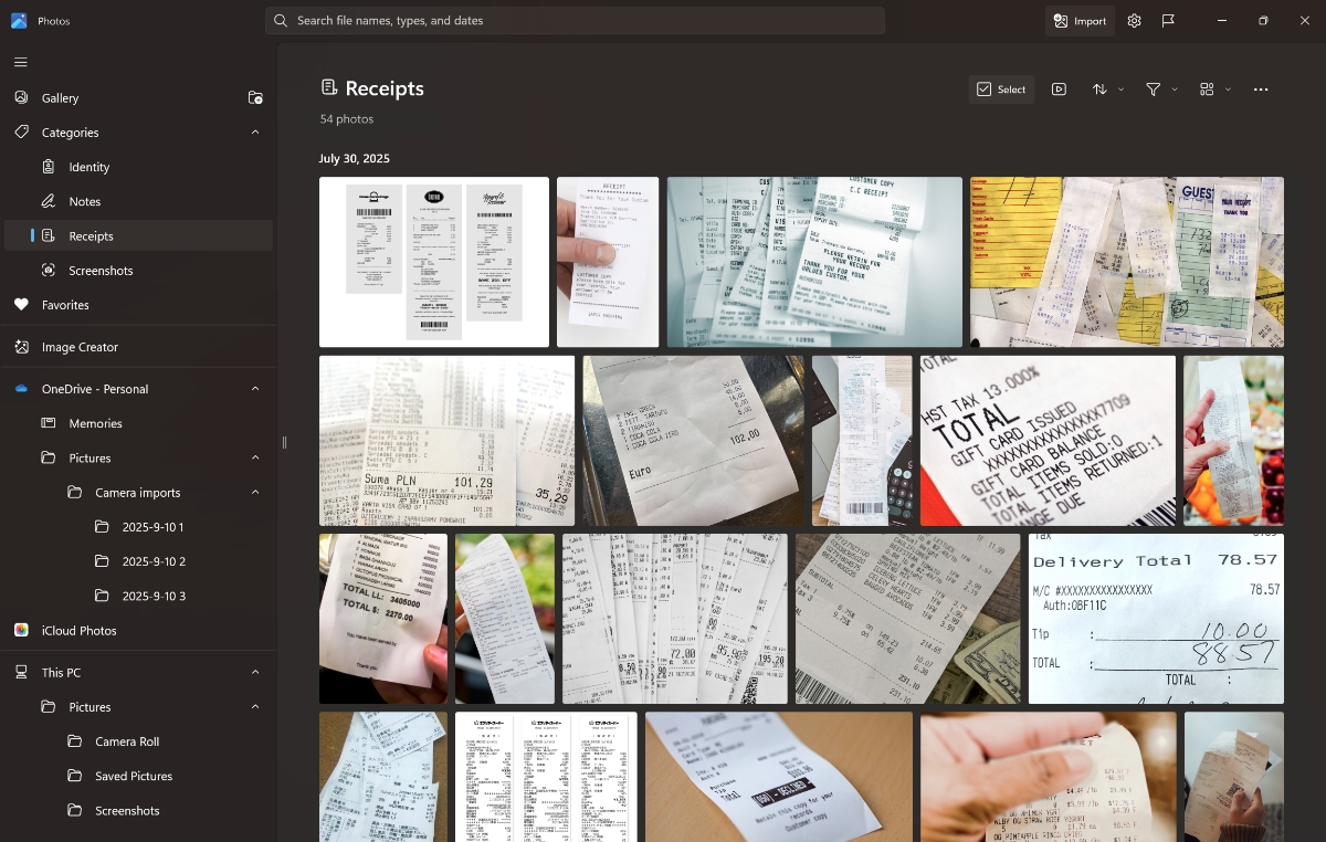 Microsoft Photos AI powered visual search