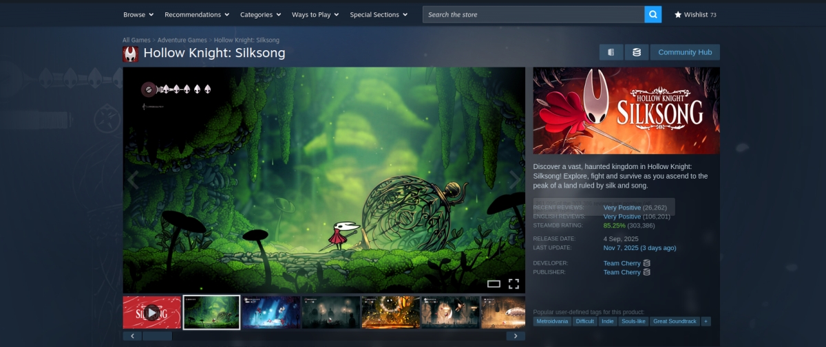 Steam background imagery store pages