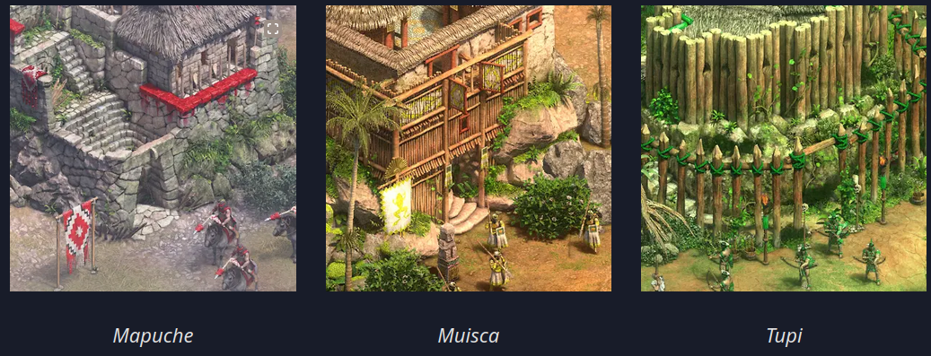 New civs in AOE 2 DE The Last Chieftains