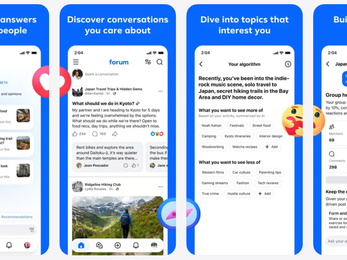 Meta Launches Forum, a Standalone Facebook Groups App Positioned as a Reddit Alternative