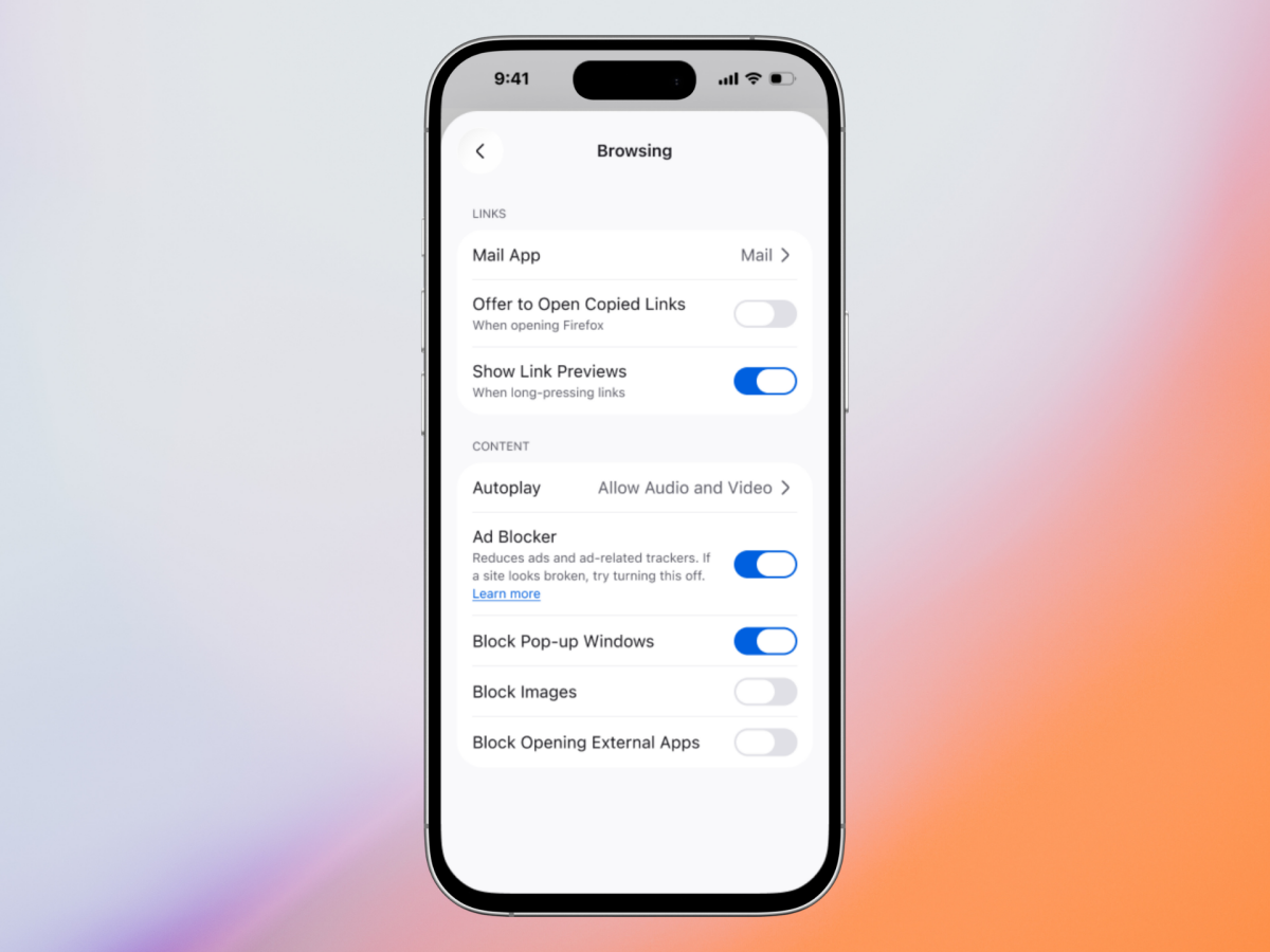 Firefox for iOS Adds Native Ad Blocking That Users Must Enable Manually