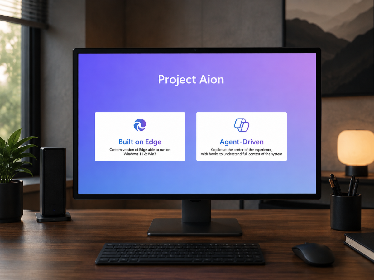 Microsoft OS Prototype Project Aion Leaked, Revealing Copilot-Centered Interface