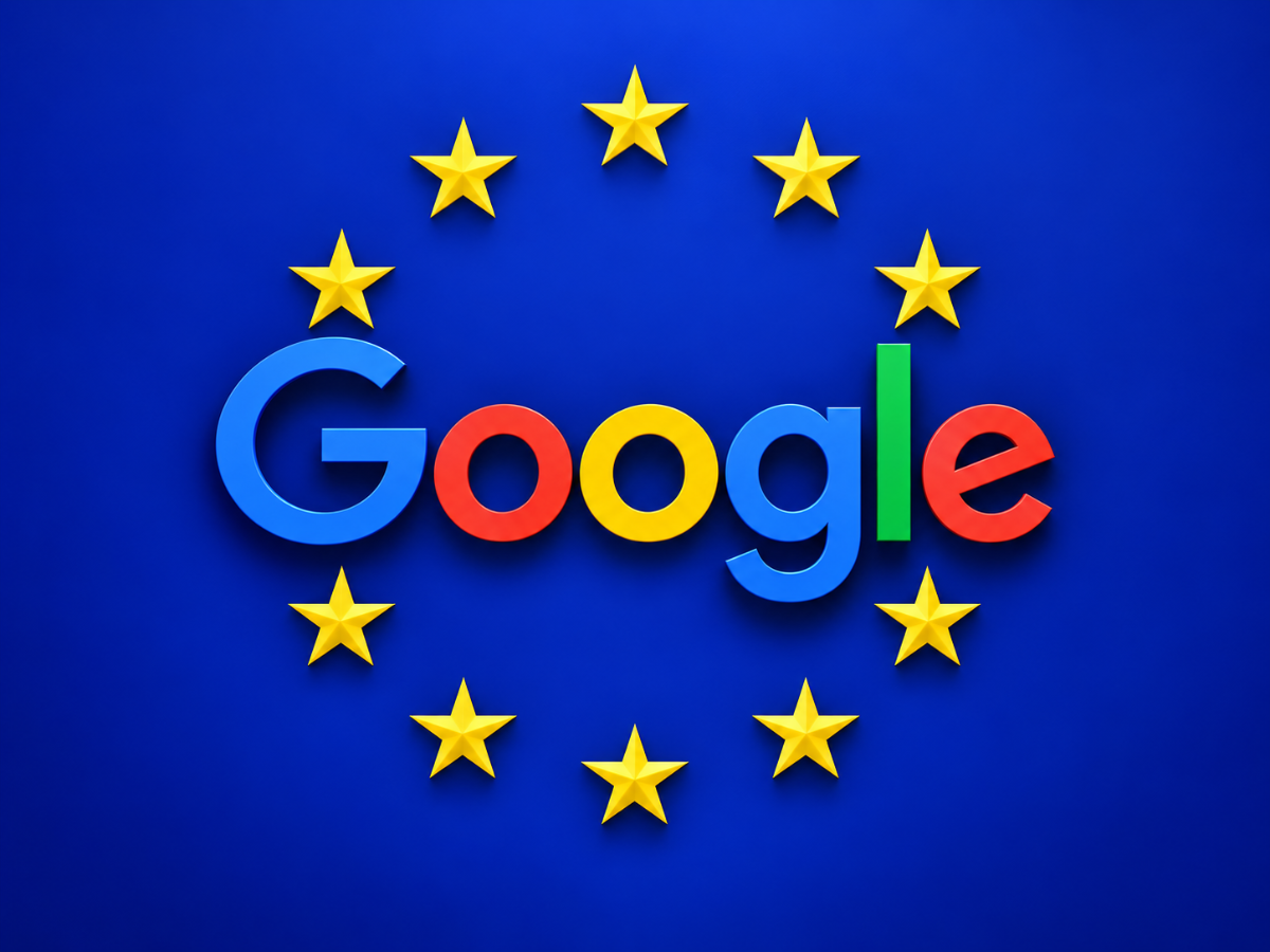 Google предупреждает об ухудшении качества поиска в Европе из-за требований ЕС Логотип Google и поисковая строка