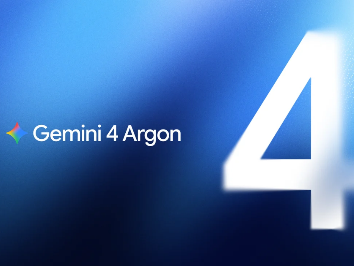 Логотип Gemini 4 Argon и интерфейс платформы